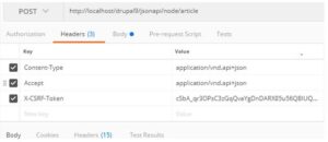 How to configure JSON API module and create web services using JSON API